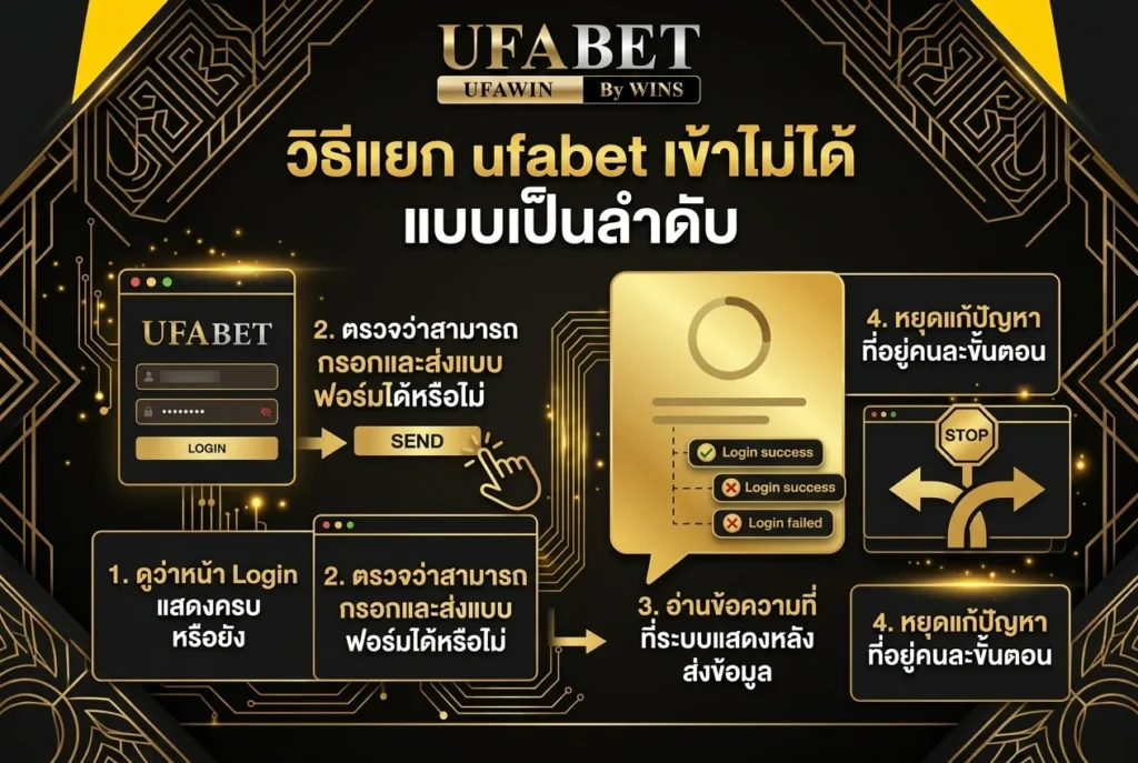วิธีแยก ufabet เข้าไม่ได้ แบบเป็นลำดับ